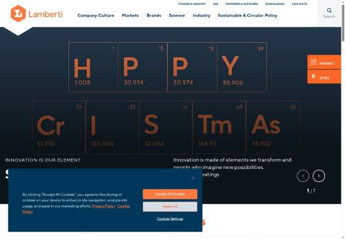 Lamberti Chemicals Specialties for industries | Lamberti Group