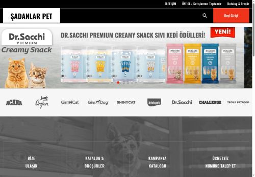 Şadanlar Pet | Acana, Orijen, Gimcat, Gimdog, Biokat's ve Dr.Sacchi Markalarının Resmi Türkiye Distribütörü