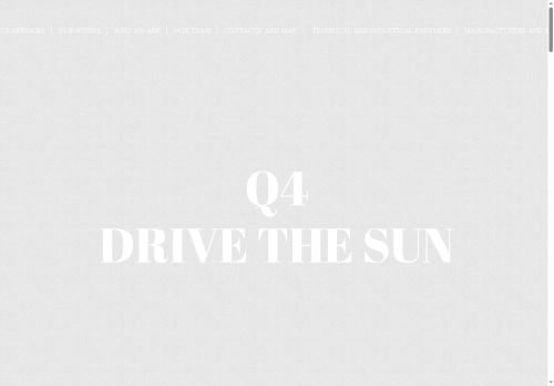 Q4 Solar: Qualità e professionalità al servizio del cliente - Q4 Solar: Qualità e professionalità al servizio del cliente