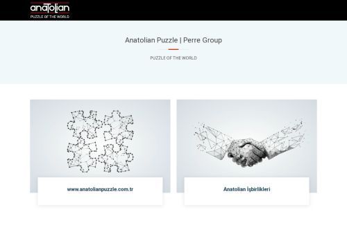 ANATOLIAN PUZZLE | PERRE GROUP