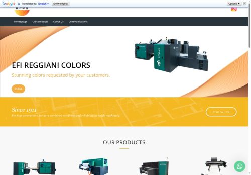 Ritmo Tekstil | EFI Reggiani Türkiye Mümessili