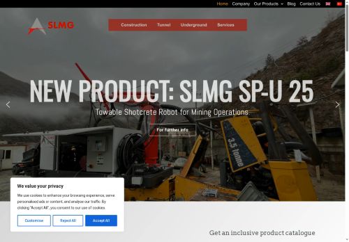 Concrete, Tunnel and Mining Technologies | SLMG