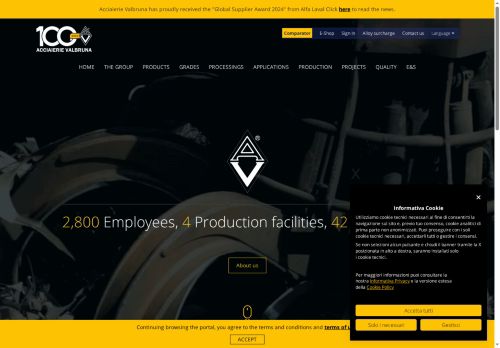 Leader company in the Production Of Stainless Steel - Valbruna Stainless Steel