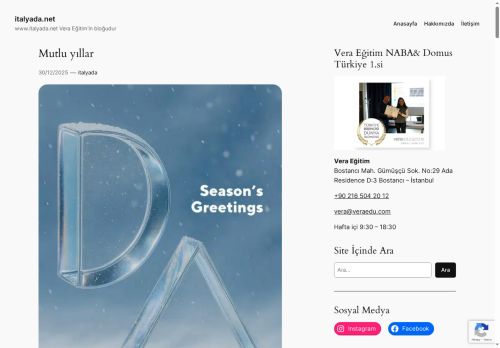 www.italyada.net Vera Eğitim'in bloğudur - italyada.net