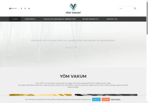 Hoşgeldiniz — Yöm Vakum Ambalaj