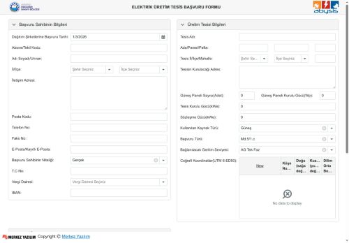 Ges Uygulaması | Merkez Yazılım