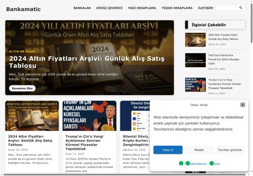 Bankamatic | Dolar, Altın ve Güncel Piyasa Haberleri