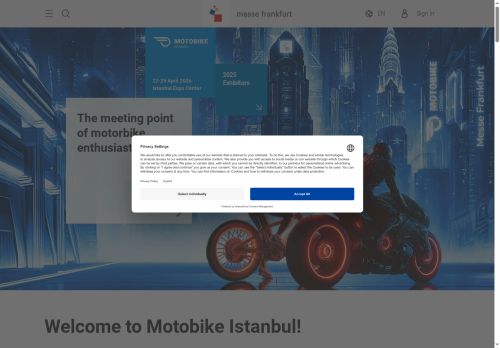 International exhibition of motorbikes, bicycles and accessories - Motobike Istanbul