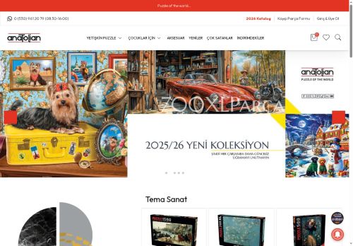 Aradığın Puzzle ve Yapboz Modelleri Burada! - Anatolian Puzzle