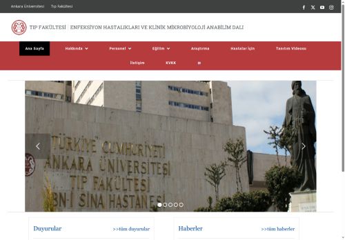 Öğretim Kadrosu – Enfeksiyon Hastalıkları Ve Klinik Mikrobiyoloji Anabilim Dalı