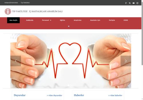 Öğretim Kadrosu – İç Hastalıkları Anabilim Dalı