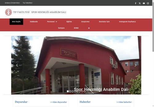 Öğretim Kadrosu – Spor Hekimliği Anabilim Dalı