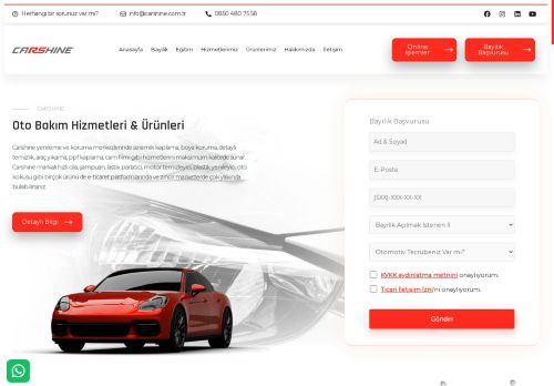 Oto Bakım Hizmetleri ve Ürünleri - Carshine