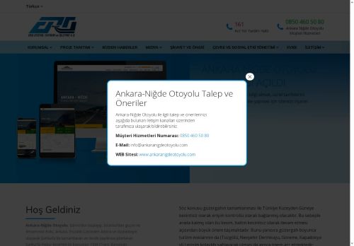 ERG Otoyol – Ankara Niğde Otoyol Projesi