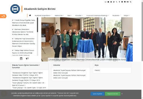 Marmara Üniversitesi - Akademik Gelişim Birimi