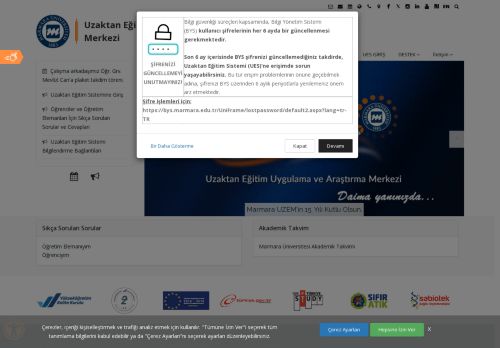 DESTEK | Uzaktan Eğitim Uygulama ve Araştırma Merkezi | Marmara Üniversitesi