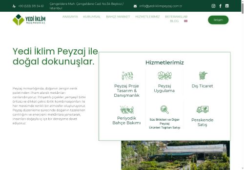 Yedi İklim Peyzaj - Anasayfa