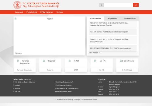 T.C. Kültür Ve Turizm Bakanlığı