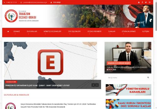 ARTVİN 04/01/2026 NÖBETÇİ ECZANELER