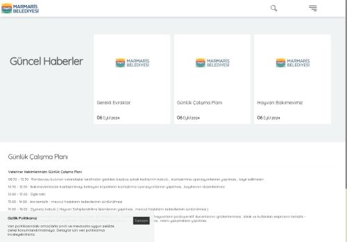 Marmaris Belediyesi Veteriner İşleriAnasayfa