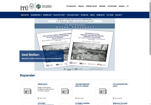 İTÜ Çevre ve Şehircilik Uygulama Araştırma Merkezi