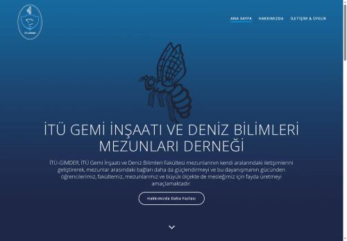 İTÜ-GİMDER – İstanbul Teknik Üniversitesi Gemi İnşaatı ve Deniz Bilimleri Mezunları Derneği