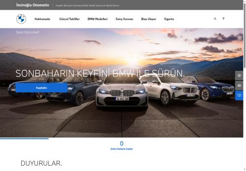 İnciroğlu Otomotiv | BMW Yetkili Satıcısı ve Servisi