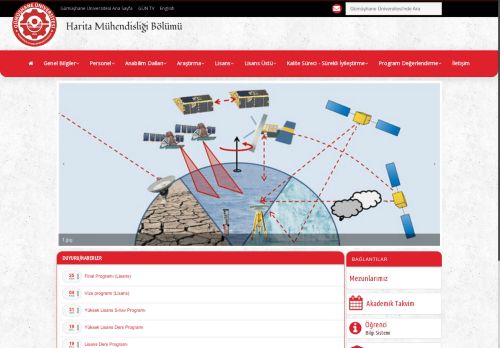 Harita Mühendisliği Bölümü - Mühendislik ve Doğa Bilimleri Fakültesi