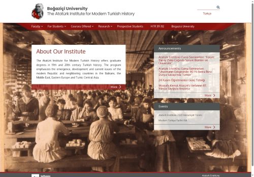 Welcome to The Ataturk Institute for Modern Turkish History | The Ataturk Institute for Modern Turkish History