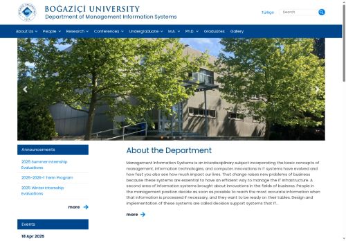 Welcome to Yönetim Bilişim Sistemleri Bölümü | Yönetim Bilişim Sistemleri Bölümü