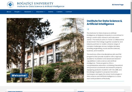 Institute for Data Science & Artificial Intelligence | Boğaziçi University Institute for Data Science & Artificial Intelligence