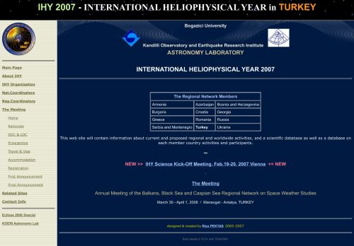 Turkey - IHY 2007