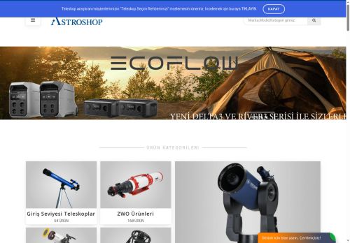 Astroshop Alışveriş Sitesi