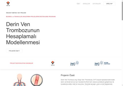 Derin Ven Trombozunun Hesaplamalı Modellenmesi