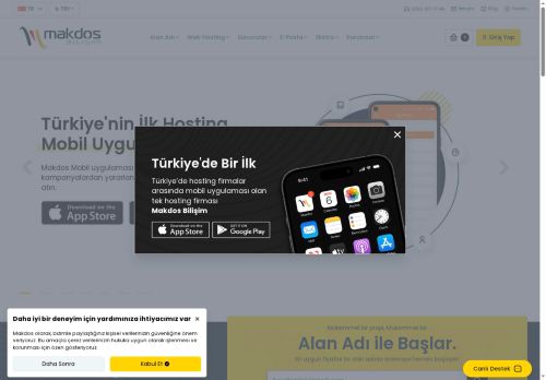 Makdos Bilişim | Türkiye’nin Lider Hosting ve Sanal Sunucu Hizmetleri