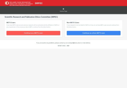 Scientific Research and Publication Ethics Committee (SRPEC)