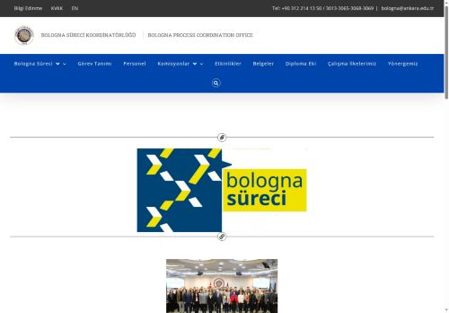 Bologna Süreci Koordinatörlüğü – Ankara Üniversitesi