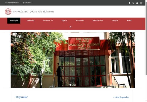 Öğretim Kadrosu – Çocuk Acil Bilim Dalı