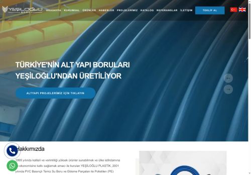 PE, PVC & Koruge Borular | Yeşiloğlu Boru | Pipe of the Future