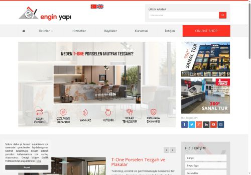 Banyo Bataryası, Duş Seti ve Mutfak Dekor Ürünleri