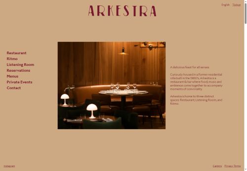 Arkestra | a restaurant in Istanbul