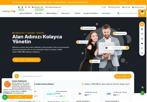 HostingKirala.TR – Ekran Kartlı Sunucu, Alan Adı, Web Hosting Hizmetleri