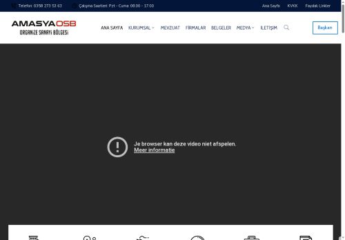 Amasya Organize Sanayi Bölgesi