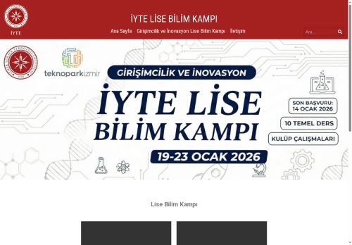 İYTE Lise Bilim Kampı – İYTE Lise Bilim Kampı