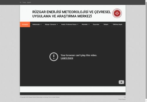 Wind Energy Meteorology and Environmental Application and Research Center – İzmir Institute of Technology