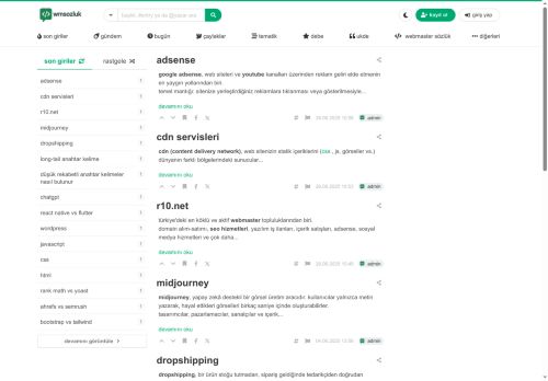 Dijital Dünyanın Terimlerini Açıklıyoruz - wmsozluk – Web’in Açık Sözlüğü