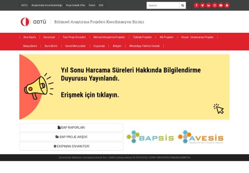 Bilimsel Araştırma Projeleri Koordinasyon Birimi