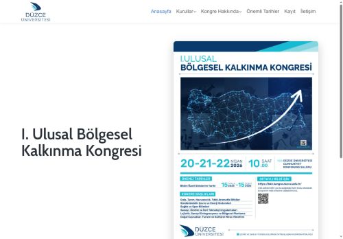 I. Ulusal Bölgesel Kalkınma Kongresi