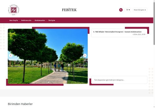 Ana Sayfa | Fırat Üniversitesi