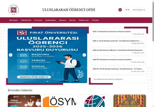Ana Sayfa | Fırat Üniversitesi